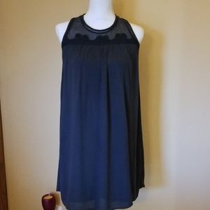 Xhileration Dark Gray Swing Dress Size Small Tank Flowy